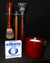 Load image into Gallery viewer, Razor/Brush/Stand/Bowl Set - Bocote