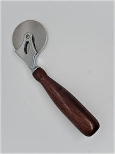 Load image into Gallery viewer, Pizza Cutter - Padauk (small)