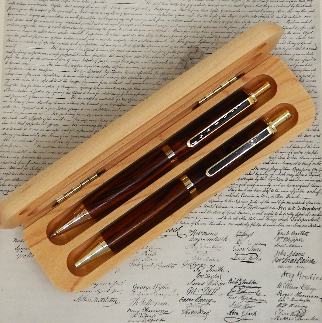 Pen & Pencil Set - Cocobolo